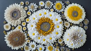mandala: éléments de camomille-matricaria_02