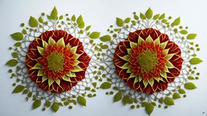 mandala: éléments de fleur d
