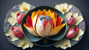 mandala: éléments de tulipes_02