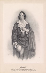 Joseph Wagner en Hamlet - Josef Kriehuber