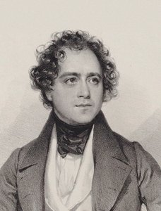 Portrait du compositeur Johann Vesque von Püttlingen 1803-1883, 1838 - Josef Kriehuber