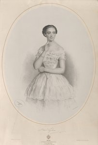 Portrait de la ballerine Marie Taglioni 1804-1884, 1853 - Josef Kriehuber