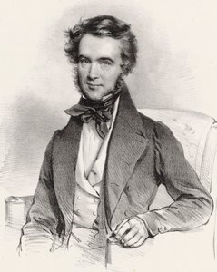 Portrait du violoniste et compositeur Karol Lipiński, 1837 - Josef Kriehuber