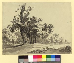 Paysage du Prater - Josef Kriehuber