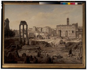 Vue du Forum à Rome - Josef Langl