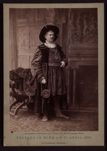 Johann Sigl, maître costumier lors du défilé de la fête de Makart en 1879 - Josef Löwy