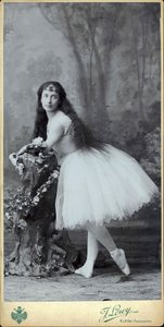 Luigia Cerale en Giselle, vers 1880. - Josef Löwy