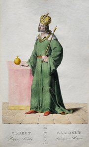 Albert le Magnanime 1397-1439, roi de Hongrie et de Croatie, 1828 - Josef Nikolaus Kriehuber