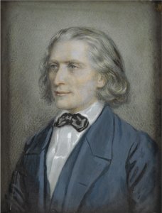 Portrait de Franz Liszt - Josef Nikolaus Kriehuber