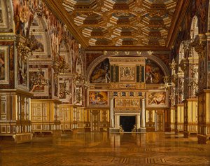 La salle de bal de Fontainebleau - Josef Theodor Hansen