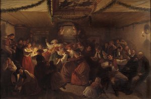 Le mariage à Vingåker, 1857 - Josef Wilhelm Wallander