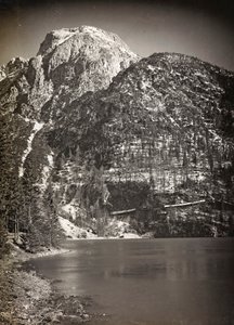 Album "Meine weltkriegs - Erinnerungen Front Sud-Ouest (Carinthie, Italie, Tyrol du Sud) 31/03/1915-12/11/1918 - Josef Zohles Wien": Lac Predil (ou Raibl) - Josef Zohles