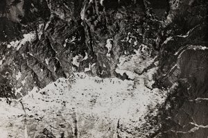Album "Meine weltkriegs - Erinnerungen South-West Front (Carinthie, Italie, Tyrol du Sud) 31/03/1915-12/11/1918 - Josef Zohles Wien": vue aérienne de la zone de guerre - Josef Zohles