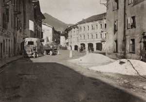 Album "Meine weltkriegs - Erinnerungen South-West Front (Carinthie, Italie, Tyrol du Sud) 31/03/1915-12/11/1918 - Josef Zohles Wien" : place Tolmezzo - Josef Zohles
