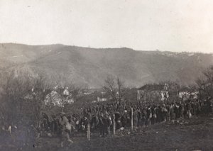 Album "Meine weltkriegs - Erinnerungen South-West Front (Carinthie, Italie, Tyrol du Sud) 31/03/1915-12/11/1918 - Josef Zohles Wien" : prisonniers - Josef Zohles