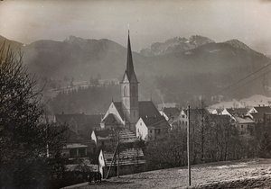 Album "Meine weltkriegs - Erinnerungen South-West Front (Carinthie, Italie, Tyrol du Sud) 31/03/1915-12/11/1918 - Josef Zohles Wien" : vue de Hermagor-Pressegger - Josef Zohles