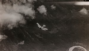 Un avion autrichien survole