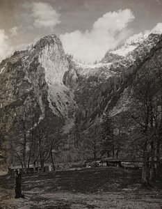 Album "Meine weltkriegs - Erinnerungen South-West Front (Carinthie, Italie, Tyrol du Sud) 31/03/1915-12/11/1918 - Josef Zohles Wien": zone de guerre à Lesachtal - Josef Zohles