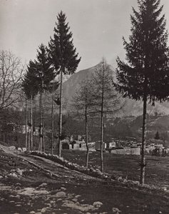 Album "Meine weltkriegs - Erinnerungen South-West Front (Carinthia, Italie, South Tyrol) 31/03/1915-12/11/1918 - Josef Zohles Wien": décombres de Pliczna - Josef Zohles