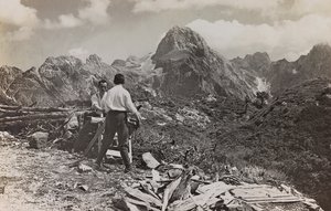Album Meine weltkriegs - Souvenirs du front sud-ouest (Carinthie, Italie, Tyrol du Sud) 31.03.1915 - Josef Zohles