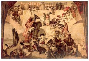 Cervantes, Don Quichotte, Le Mariage de Camacho - Josep Maria Sert
