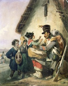 Le Retour du Soldat - Joseph Louis Hippolyte Bellange