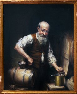 Vigneron dans sa cave - Joseph Noel Sylvestre