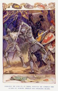 Illustration pour Sir Knight of the Splendid Way - Joseph (after) Finnemore