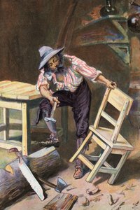 Robinson Crusoé : Je fais une table et une chaise - Joseph (after) Finnemore