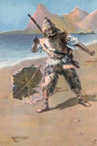 Robinson Crusoé : Je vois une empreinte - Joseph (after) Finnemore