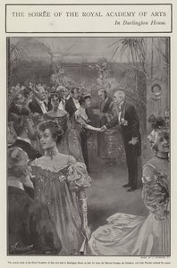 La soirée de la Royal Academy of Arts à Burlington House, Londres - Joseph (after) Finnemore