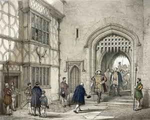Henri VIII (1491-1547) au château de Hever dans le Kent, d