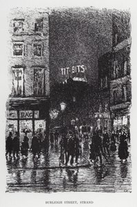 Rue Burleigh, Strand - Joseph (after) Pennell