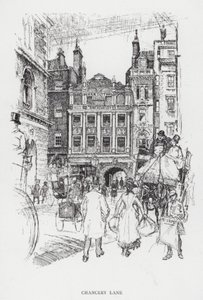 Chancery Lane - Joseph (after) Pennell
