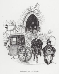 Entrée des tribunaux - Joseph (after) Pennell