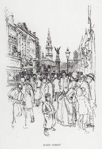 Fleet Street - Joseph (after) Pennell