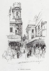 Passage de St Bride - Joseph (after) Pennell