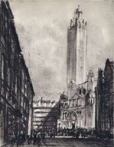 La Cathédrale, Westminster - Joseph (after) Pennell