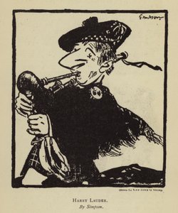 Harry Lauder, chanteur et comédien écossais - Joseph (after) Simpson