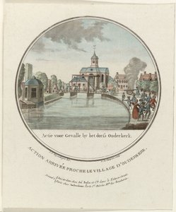 Attaque à Ouderkerk aan de Amstel, 1787 - Joseph Alexandre Le Campion