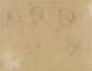 Cinq portraits - Joseph Anton Koch