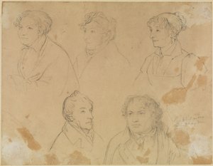 Cinq portraits - Joseph Anton Koch