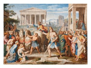 Jason arrivant à Iolcos - Joseph Anton Koch