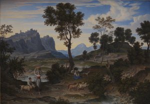 Paysage de Civitella près d