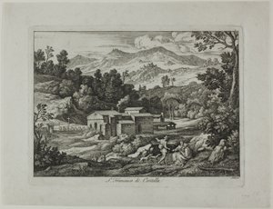 Monastère de San Francesco di Civitella dans les montagnes Sabines - Joseph Anton Koch