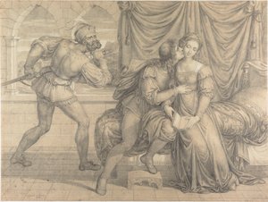 Paolo et Francesca, surpris par Gianciotto Malatesta, 1809