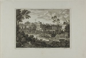 Ruines du palais des Césars, planche 18 de Die Römische Ansichten - Joseph Anton Koch