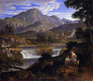 Cascades près de Subiaco - Joseph Anton Koch