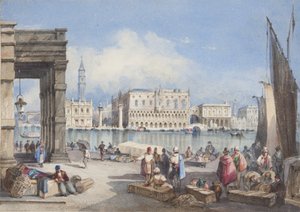 "Venise", collé sur la page de titre du Journal de Thomas Moody d