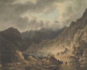 Tempête sur un lac, 1800-1811 - Joseph Barber.